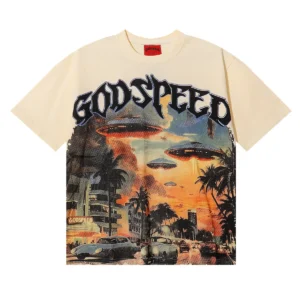 Godspeed UFO Miami T-Shirt Beige