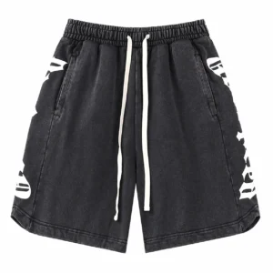 Godspeed Washed Logo Shorts Black