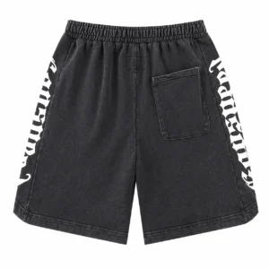 Godspeed Washed Logo Shorts Black