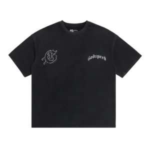 Godspeed Western Skull T-Shirt Black