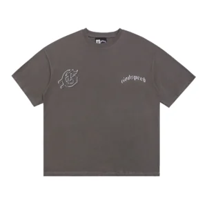 Godspeed Western Skull T-Shirt Brown