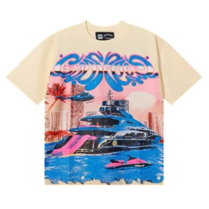 Godspeed Yacht Miami T-Shirt Beige