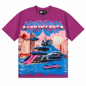 Godspeed Yacht Miami T-Shirt Pink