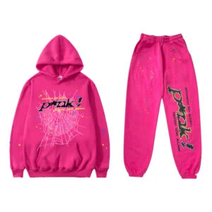 Sp5der P*NK Tracksuit Pink