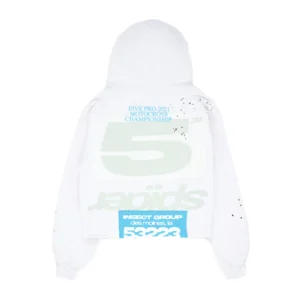Sp5der Cropped Hoodie Eggshell