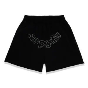 Sp5der OG Web V2 Phantom Sweatshort Black