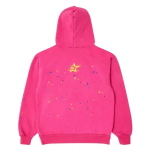 Sp5der P*NK V2 Hoodie Pink