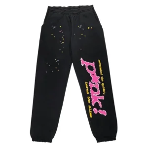 Sp5der P*NK Sweatpants Black
