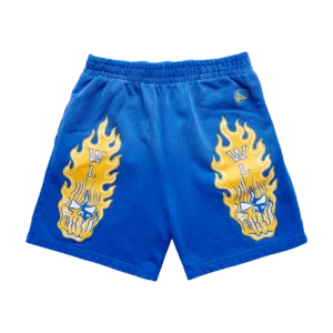 Denim Tears Flame Skull Shorts “Blue Inferno”