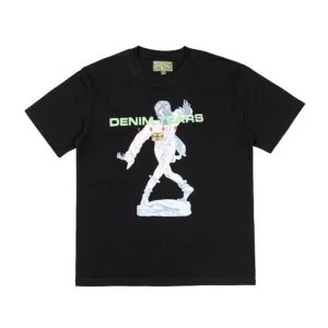 Denim Tears Graphic Statue Walking T-Shirt Black