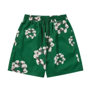 Denim Tears Cotton Wreath Shorts Green Fresh Core