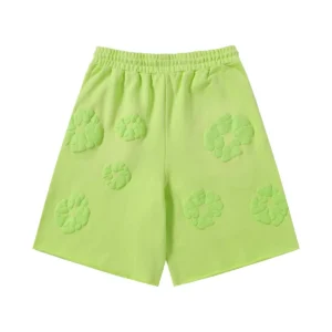 Denim Tears Cotton Wreath Sweat Shorts Green