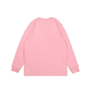 Denim Tears Cotton Wreath Logo Sweatshirt Pink