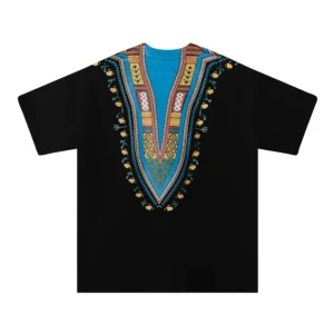 Denim Tears Dashiki Print T-Shirt Black
