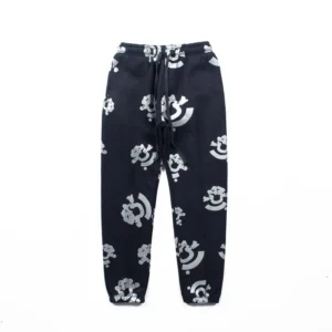 Denim Tears Cotton Wreath Sweatpants Black