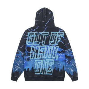 Godspeed Liberty Lightning Zip Hoodie Blue