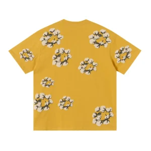 Denim Tears Cotton Wreath T-Shirt Yellow
