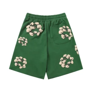 Denim Tears Cotton Wreath Shorts Green