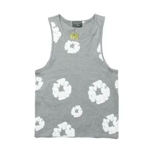 Denim Tears Cotton Wreath Tank Top Grey