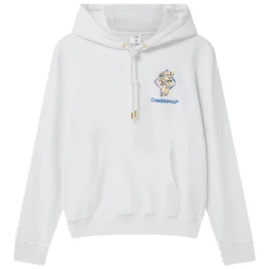 Casablanca Diamond Column Hooded Sweatshirt