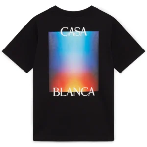 Casablanca Gradient Casa Logo Short Sleeve T‑Shirt