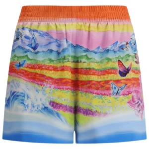 Casablanca Teacher Butterfly Landscape Shorts
