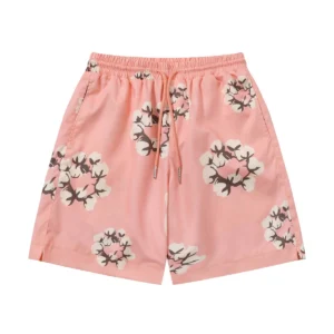 Denim Tears Cotton Wreath Shorts Pink Soft Summer