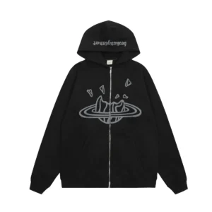 Broken Planet Sky Walking Hoodie Black