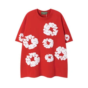 Denim Tears Cotton Wreath T-Shirt “Red White Pop”