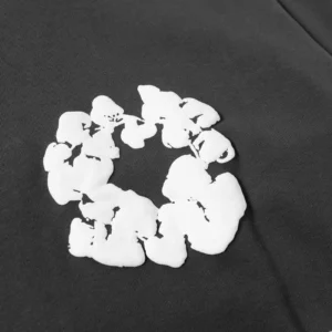 Denim Tears Cotton Wreath Zip Hoodie Grey