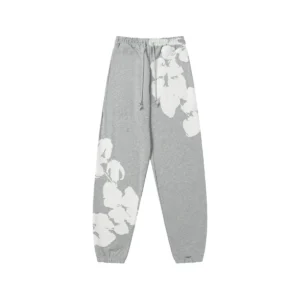Denim Tears Cotton Wreath Sweatpants Grey Minimal Tone