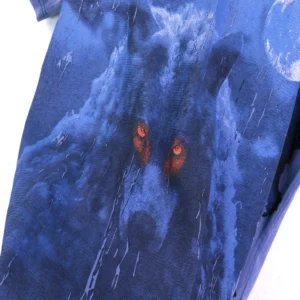 Godspeed Night Wolf T-Shirt Blue