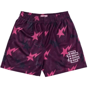 Eric Emanuel x BAPE Miami Basic Short Purple/Pink/Black