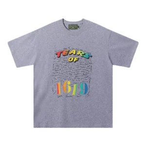 Denim Tears “Tears of 1619” T-Shirt Grey