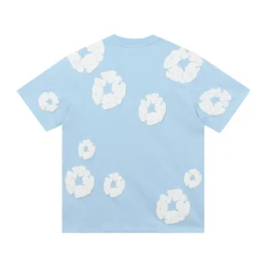 Denim Tears Cotton Wreath T-Shirt Blue