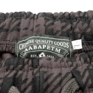 Denim Tears Cotton Wreath Plaid Sweatpants Brown