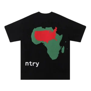 Denim Tears “Another Country” Map T-Shirt Black