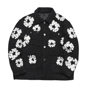Denim Tears Cotton Wreath Wool Jacket Black