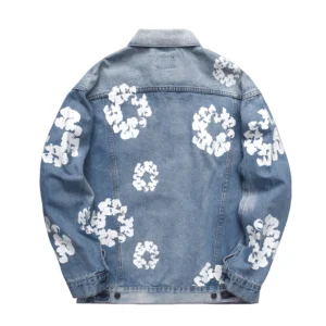 Denim Tears Cotton Wreath Denim Jacket Light Blue