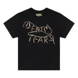 Denim Tears Bone Logo T-Shirt Black