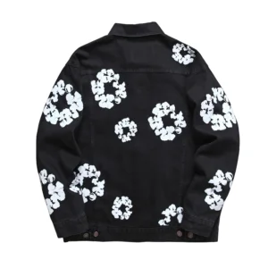 Denim Tears Cotton Wreath Denim Jacket Black