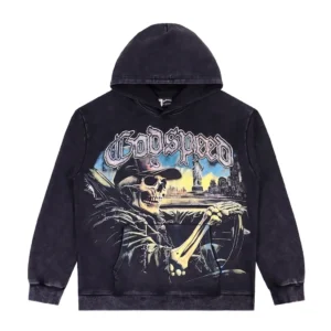 Godspeed Driver Skull Hoodie Black