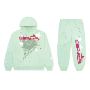 Sp5der SP5 Tracksuit Mint