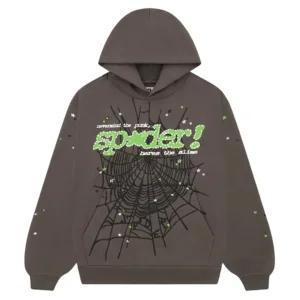 Sp5der Punk V2 Hoodie Slate Grey
