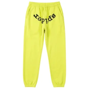 Sp5der Reverse Logo Sweatpant Yellow