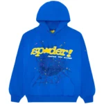 Sp5der Hoodie TC Blue