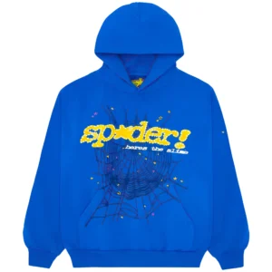 Sp5der Hoodie TC Blue