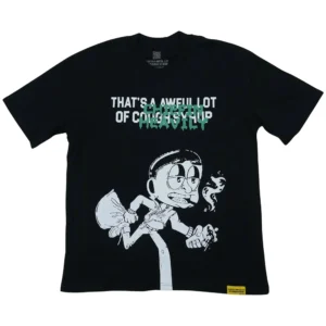 Cough Syrup Coughin Heavily Tee Black