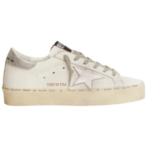 Women's Hi Star with star and metallic silver heel