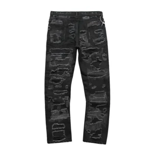Denim Tears Heavy Distressed Denim Jeans Black